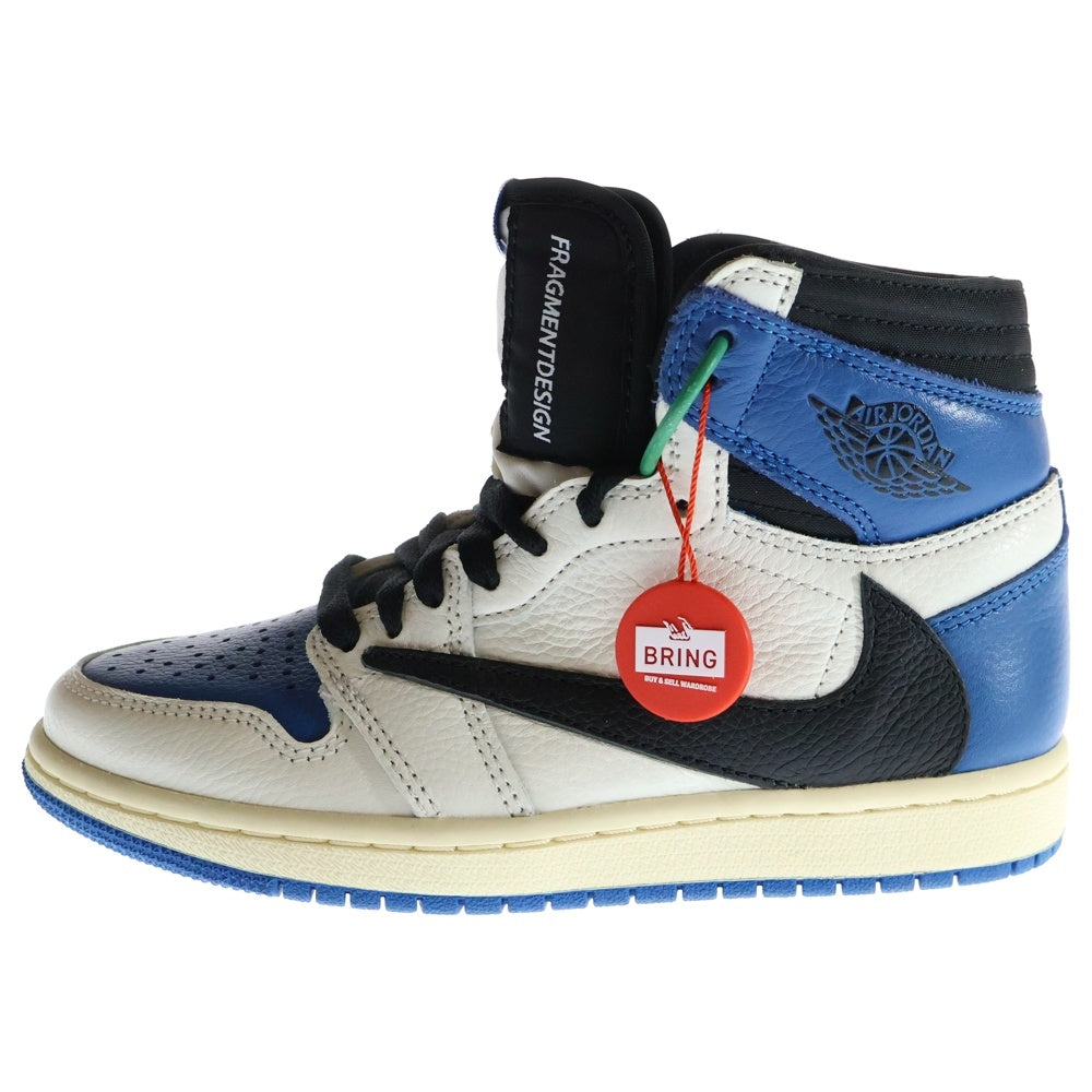 NIKE(ナイキ) ×TRAVIS SCOTT FRAGMENT DESIGN AIR JORDAN 1 HIGH OG SP トラヴィス スコット フラグメント エアジョーダン1 ハイカットスニーカー US4/23.0cm DH3227-105