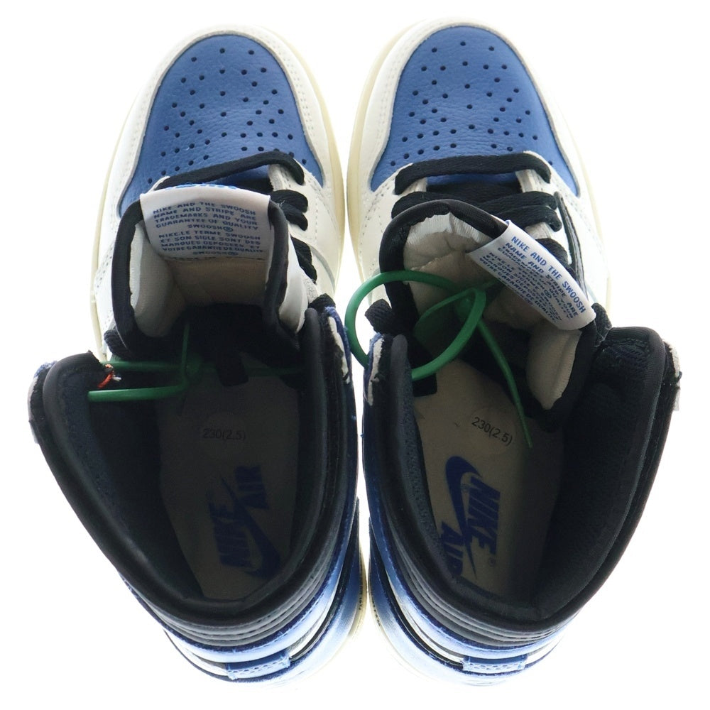 NIKE(ナイキ) ×TRAVIS SCOTT FRAGMENT DESIGN AIR JORDAN 1 HIGH OG SP トラヴィス スコット フラグメント エアジョーダン1 ハイカットスニーカー US4/23.0cm DH3227-105