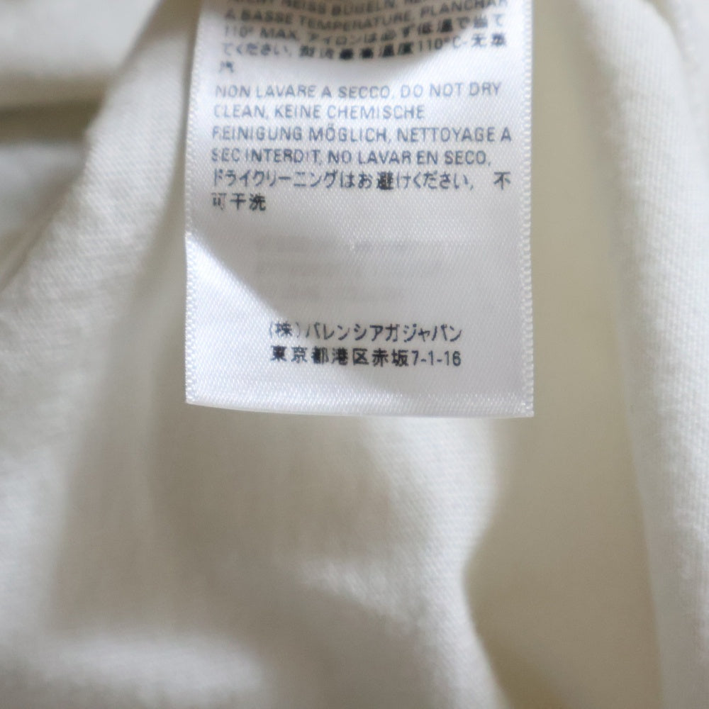 BALENCIAGA(バレンシアガ) 20SS リアルバレンシアガ プリント半袖Tシャツカットソー 612966 TIV47 ホワイト