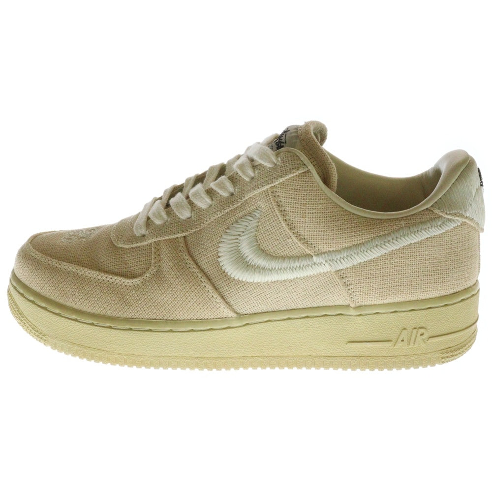 NIKE(ナイキ) ×STUSSY AIR FORCE 1 LOW ステューシー エアフォース ローカットスニーカー ベージュ US9/27cm CZ9084-200