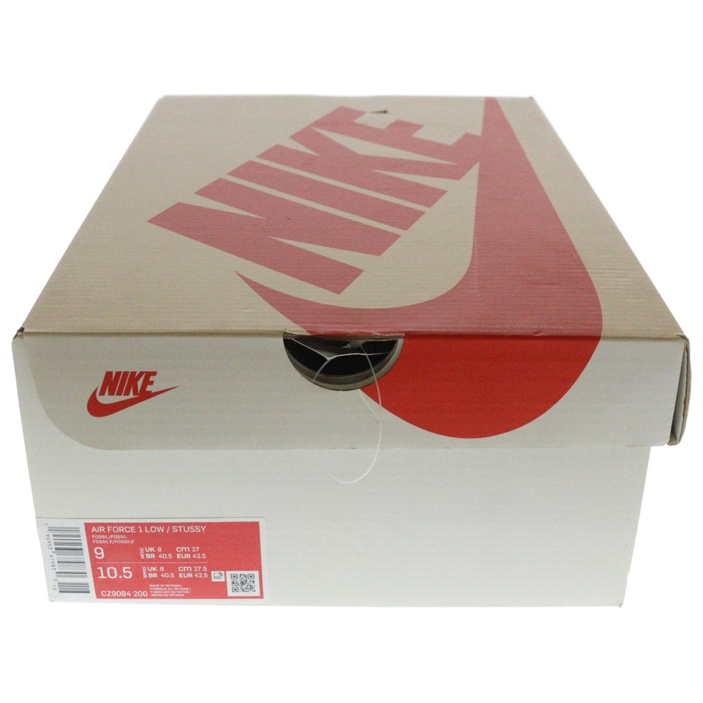NIKE(ナイキ) ×STUSSY AIR FORCE 1 LOW ステューシー エアフォース ローカットスニーカー ベージュ US9/27cm CZ9084-200