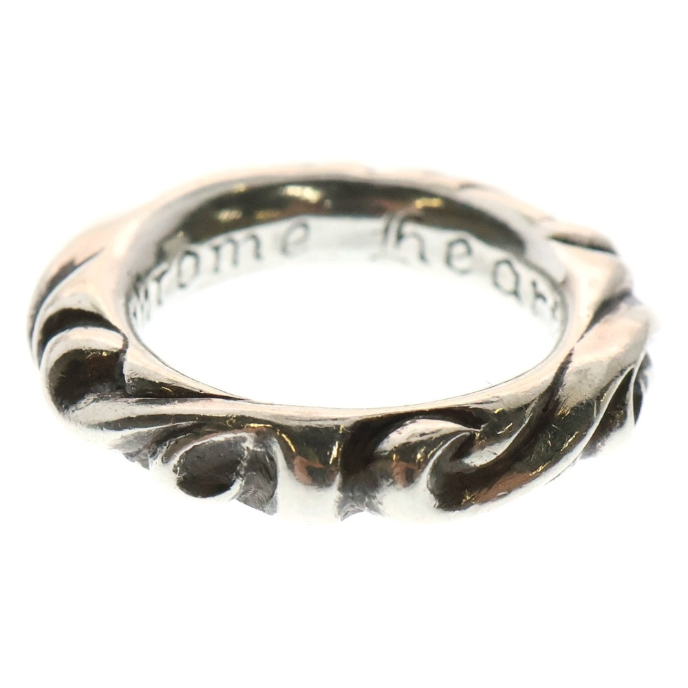 CHROME HEARTS(クロムハーツ) SCRL BAND スクロールバンド リング シルバー BCA351