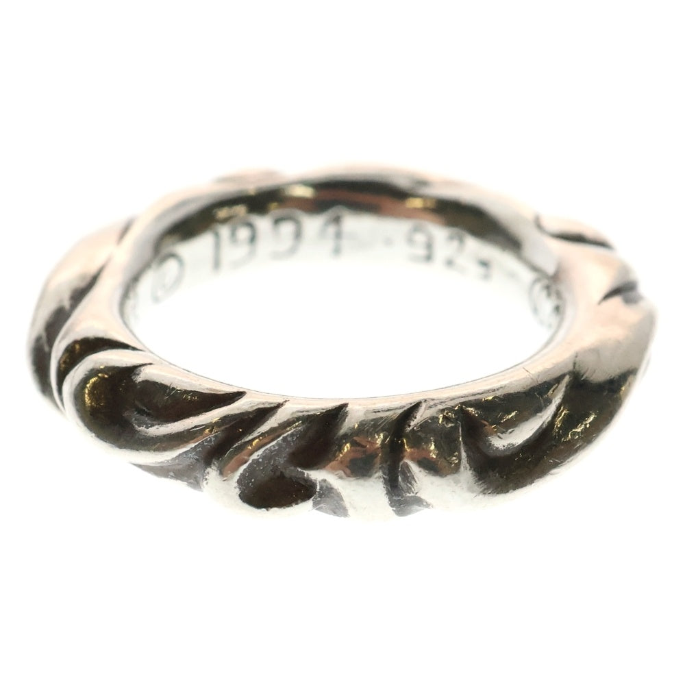 CHROME HEARTS(クロムハーツ) SCRL BAND スクロールバンド リング シルバー BCA351