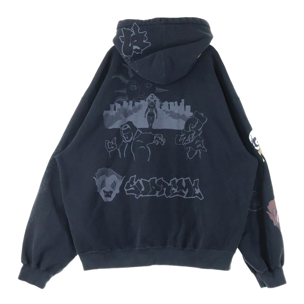 SUPREME(シュプリーム) 23AW Sunrise Hooded Sweatshirt サンライズ フーディー ブラック