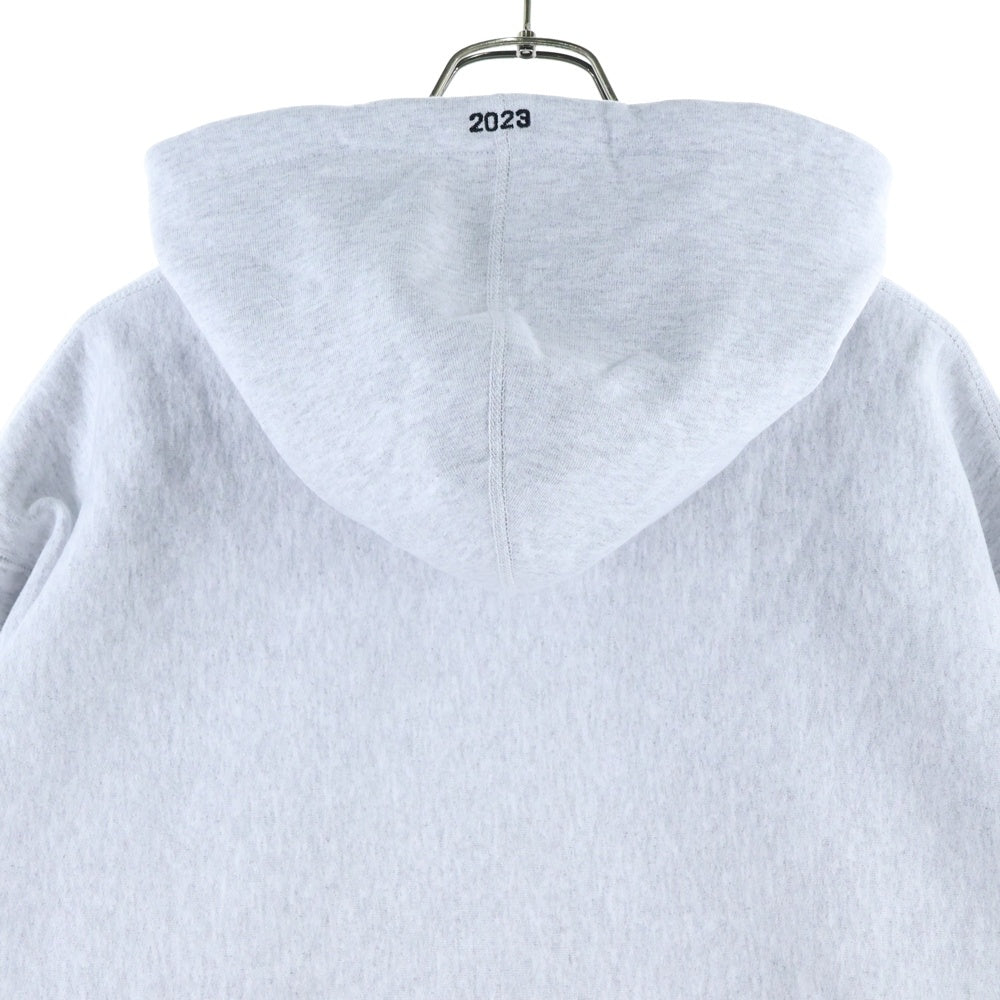 SUPREME(シュプリーム) 23AW Box Logo Hooded Sweatshirt カモフラ ボックスロゴフーディー プルオーバースウェットパーカー グレー