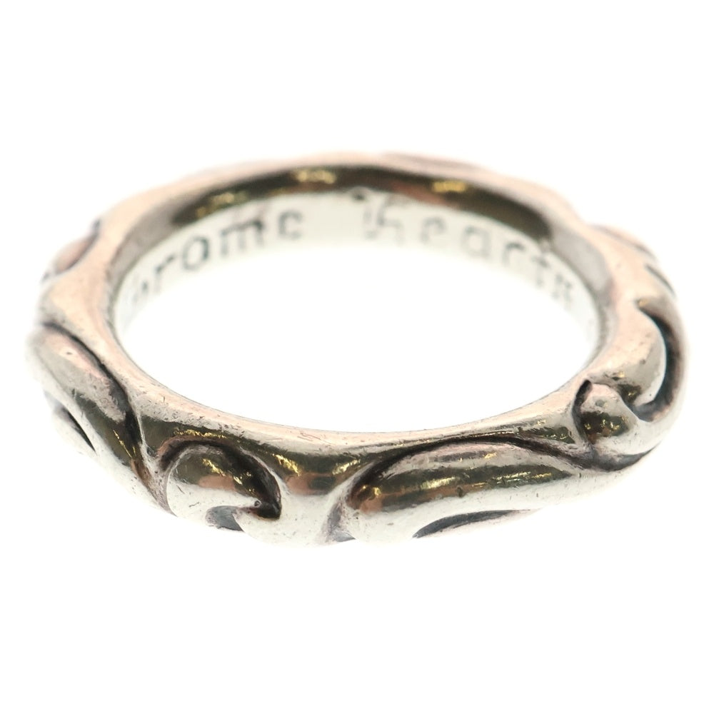 CHROME HEARTS(クロムハーツ) SCRL BAND スクロールバンド リング シルバー BCA351