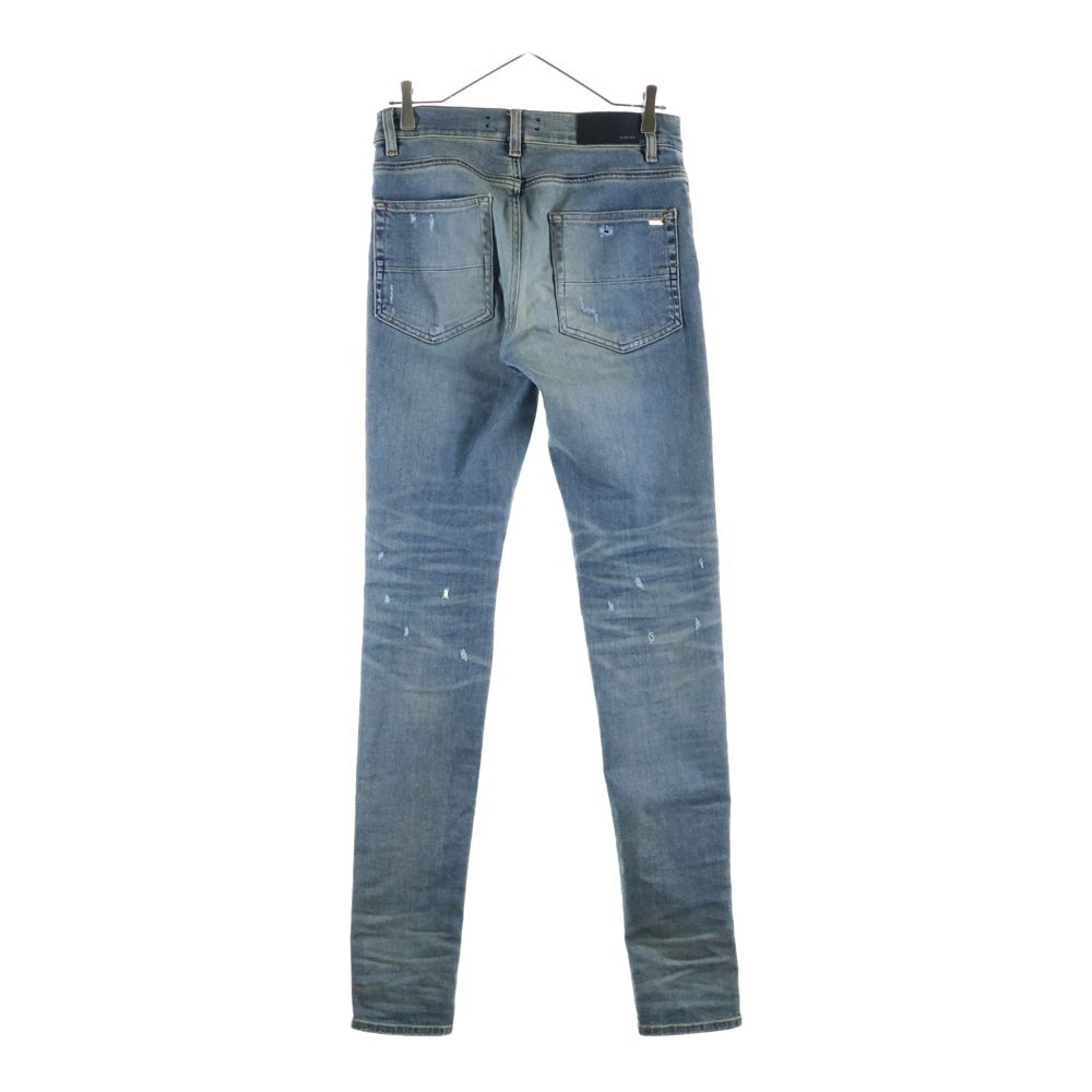 AMIRI(アミリ) ストレッチ ダメージ デニムパンツ ジーンズ スキニー RN150712 インディゴ