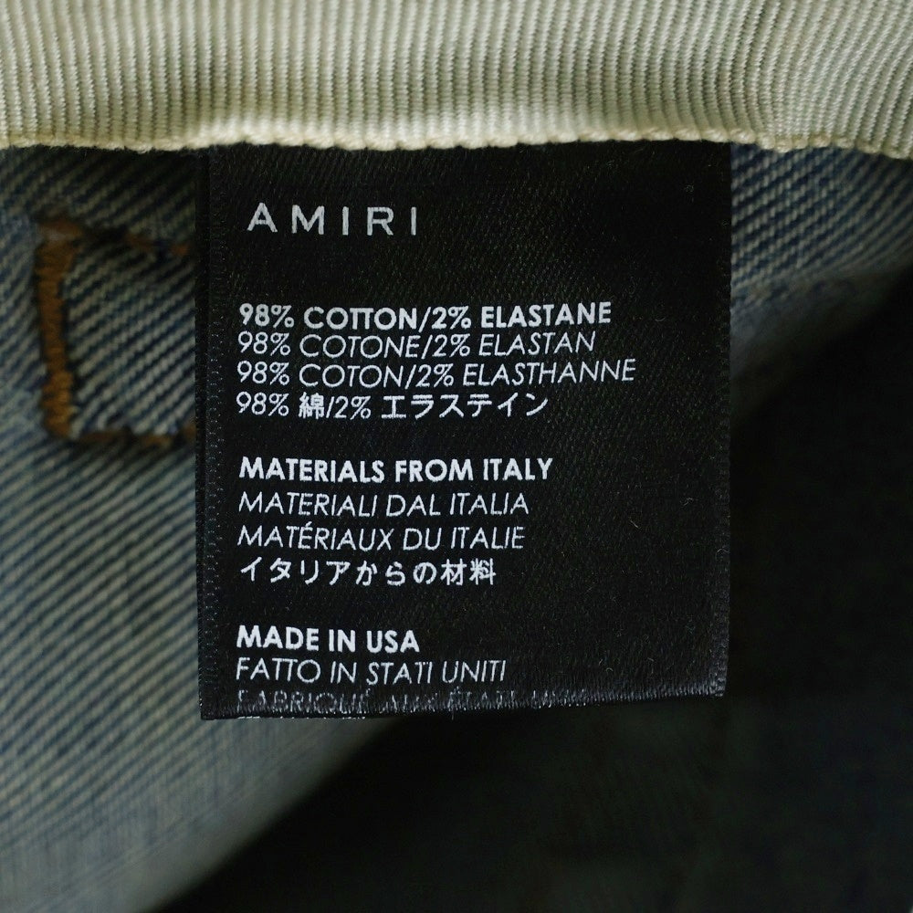 AMIRI(アミリ) ストレッチ ダメージ デニムパンツ ジーンズ スキニー RN150712 インディゴ