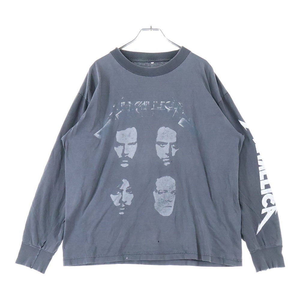 VINTAGE(ヴィンテージ) 90s Metallica Brack Album Long Sleeve 1991 メタリカ ブラックアルバム プリント 長袖シャツ カットソー ブラック