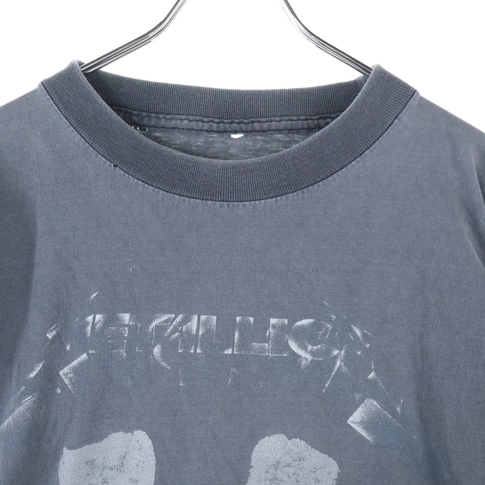 VINTAGE(ヴィンテージ) 90s Metallica Brack Album Long Sleeve 1991 メタリカ ブラックアルバム プリント 長袖シャツ カットソー ブラック