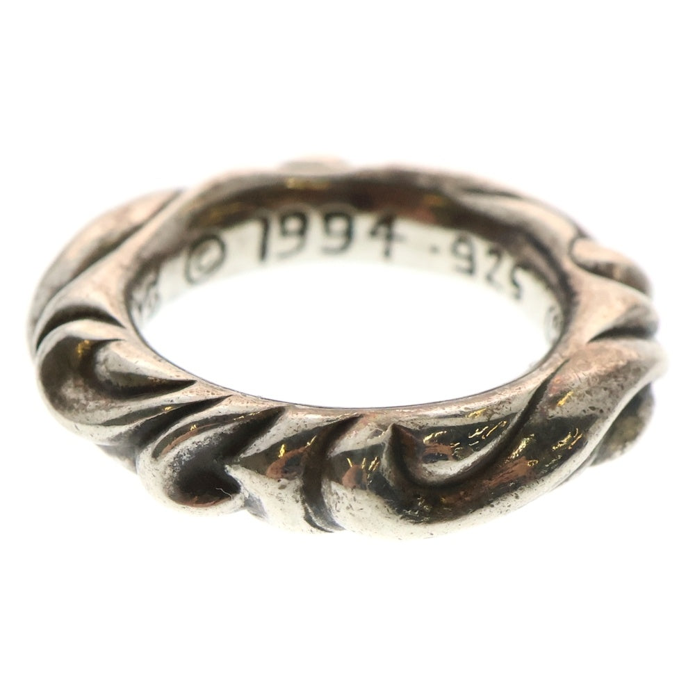CHROME HEARTS(クロムハーツ) SCRL BAND スクロールバンド リング シルバー BCA351