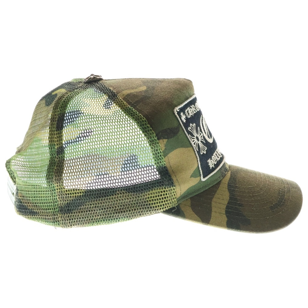 CHROME HEARTS(クロムハーツ) TRUCKER CAP CHパッチ メッシュトラッカーキャップ 帽子 カーキ カモ柄