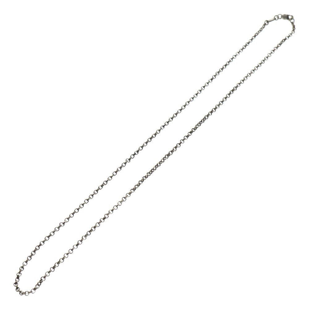 CHROME HEARTS(クロムハーツ) NECKCHAIN R18 ロールチェーンネックレス 18inch シルバー BCA083