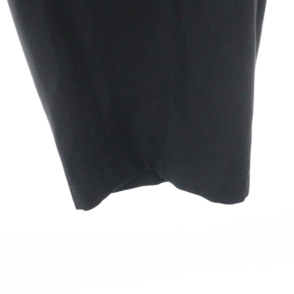 Y's for men(ワイズフォーメン) WOOL GABARDINE POCKET DETAIL PANTS ウールギャバジンパンツ スラックス ブラック MP-P03-100-2