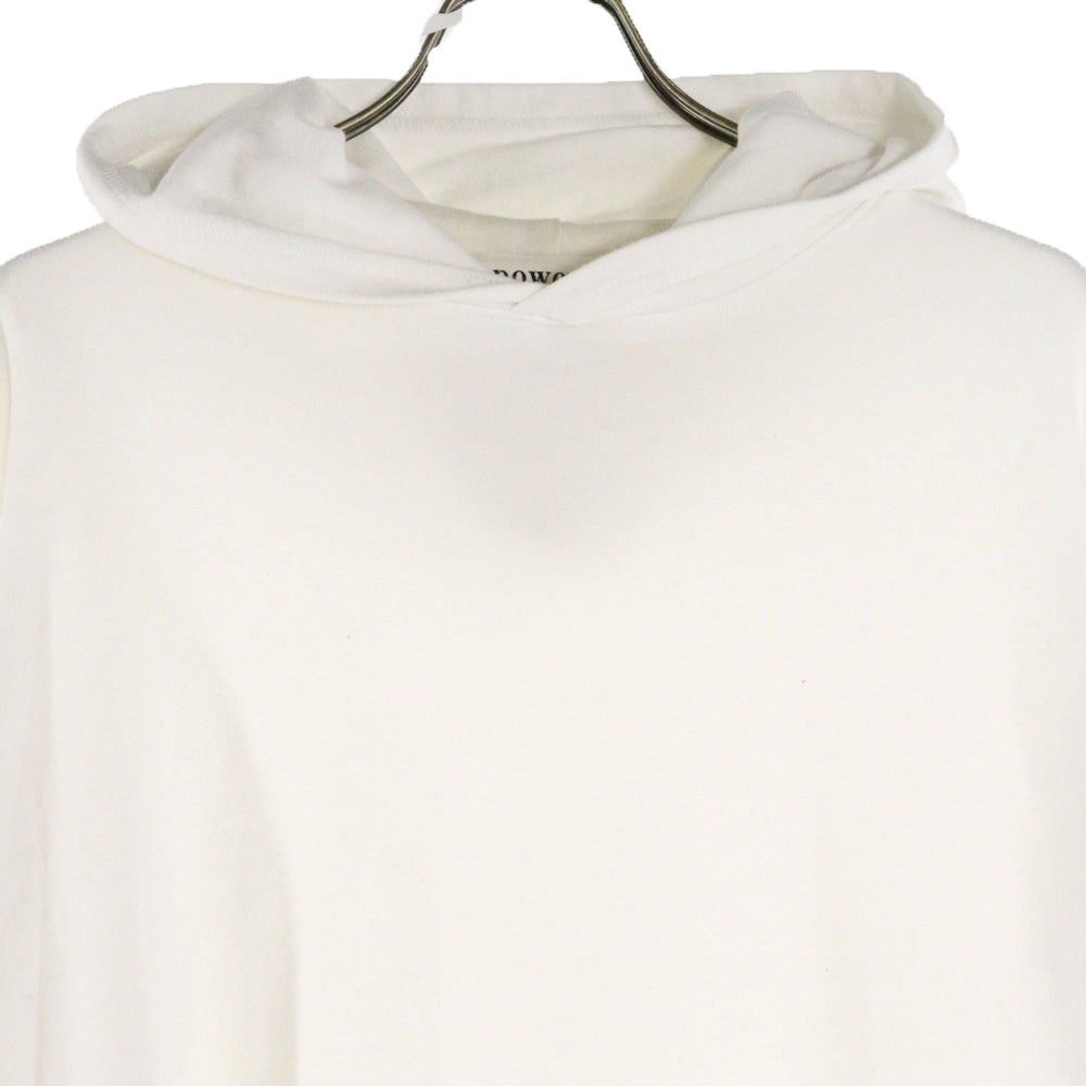 Yohji Yamamoto(ヨウジヤマモト) 24AW POWER of The WHITE shirt HOODIE LONG SLEEVE T パワーオブザシャツ ロングスリーブ フーディー ホワイト PJ-T80-080-1