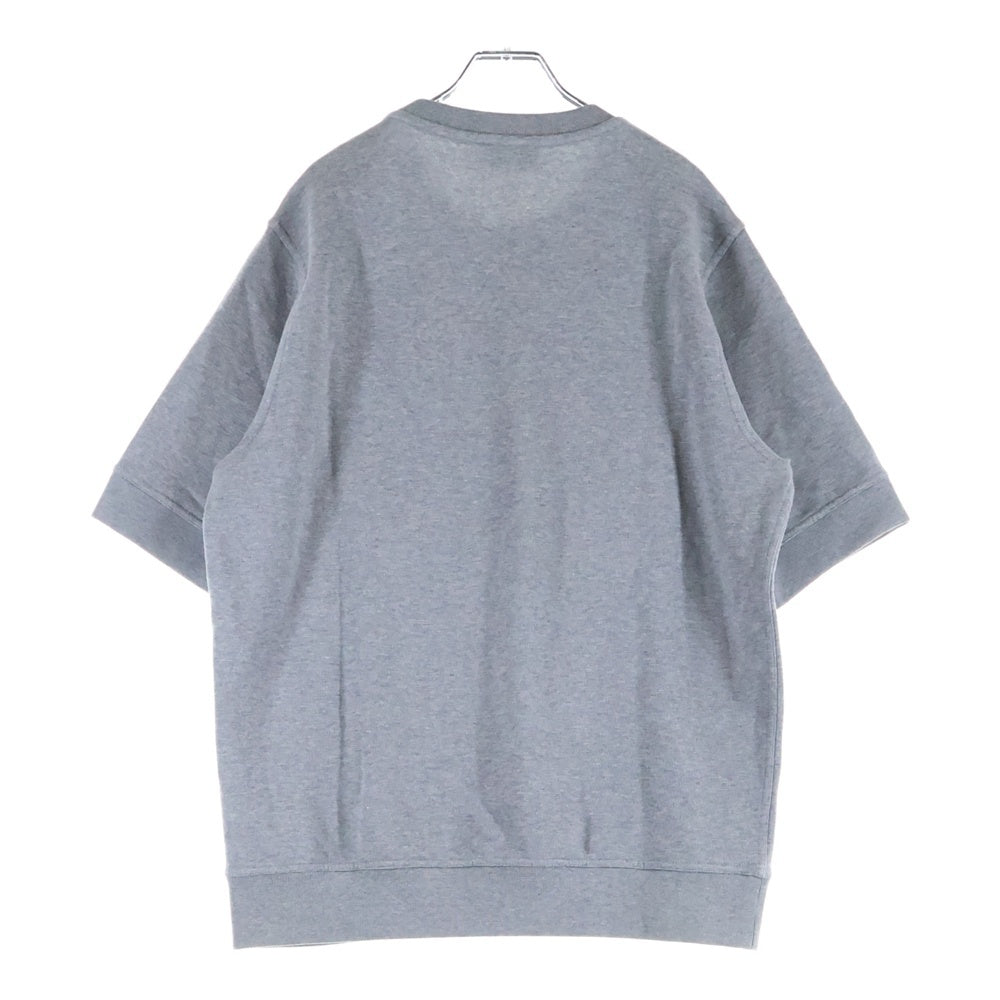 HERMES(エルメス) SWEAT SHORT SLEEVE TEE フロントロゴ スウェット 半袖Tシャツカットソー グレー