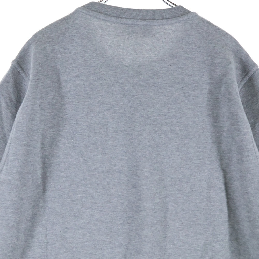 HERMES(エルメス) SWEAT SHORT SLEEVE TEE フロントロゴ スウェット 半袖Tシャツカットソー グレー