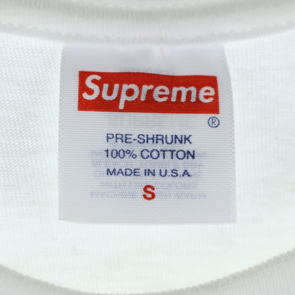 SUPREME(シュプリーム) 23AW Box Logo Tee カモフラージュ 迷彩ボックスロゴ 半袖Tシャツ カットソー ホワイト