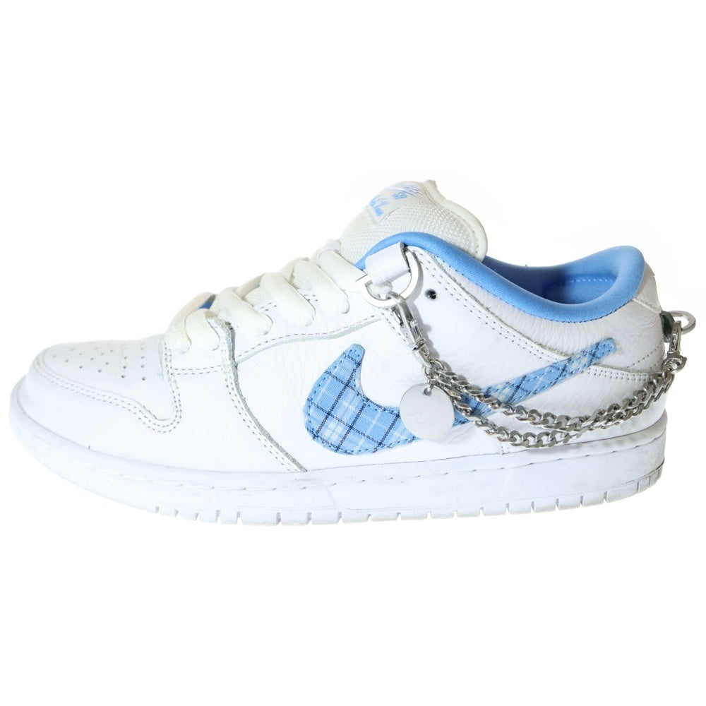 NIKE(ナイキ) ×Nicole Hause DUNK LOW PRO ニコールハウゼ ダンク プロ ローカットスニーカー ホワイト/ブルー US8/26cm FZ8802-100