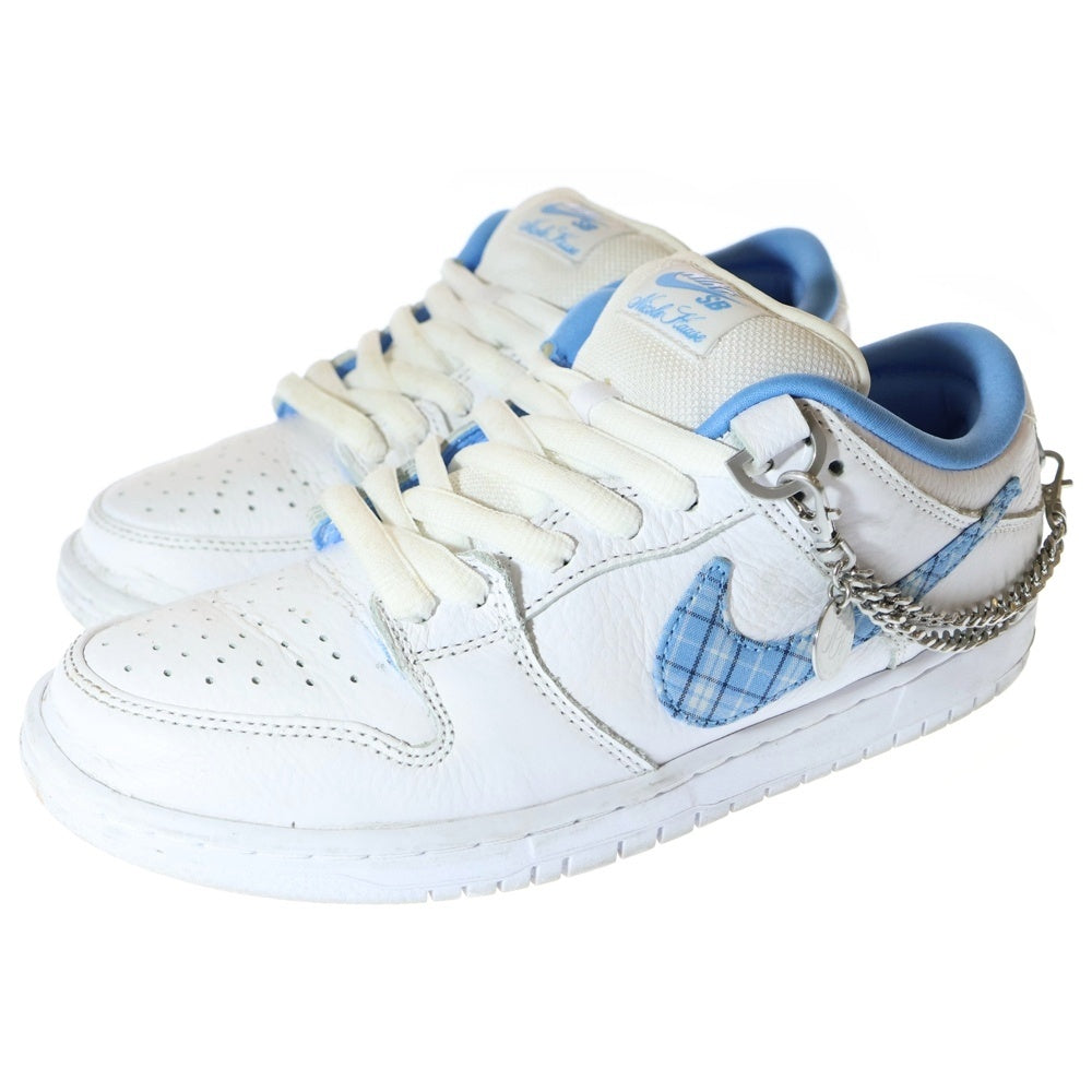 NIKE(ナイキ) ×Nicole Hause DUNK LOW PRO ニコールハウゼ ダンク プロ ローカットスニーカー ホワイト/ブルー US8/26cm FZ8802-100