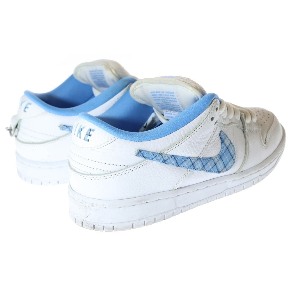 NIKE(ナイキ) ×Nicole Hause DUNK LOW PRO ニコールハウゼ ダンク プロ ローカットスニーカー ホワイト/ブルー US8/26cm FZ8802-100