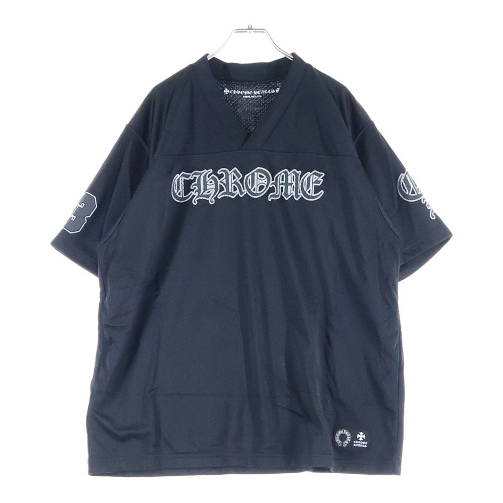 CHROME HEARTS(クロムハーツ) MESH WARM UP JERSEY TEE CHプリントメッシュTシャツ ブラック