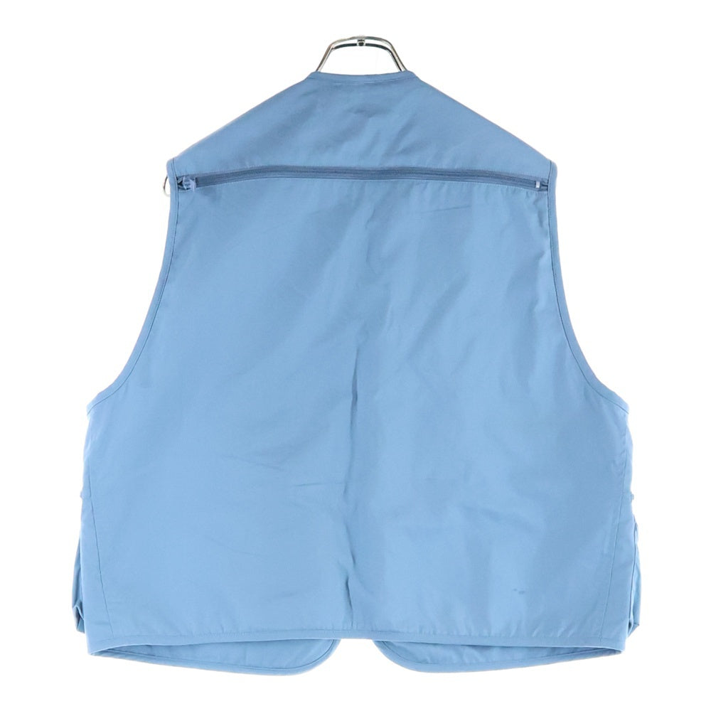 PRADA(プラダ) 24SS ユーティリティー ベスト トライアングルロゴ ベスト ブルー SGC499 SWM0 12NS