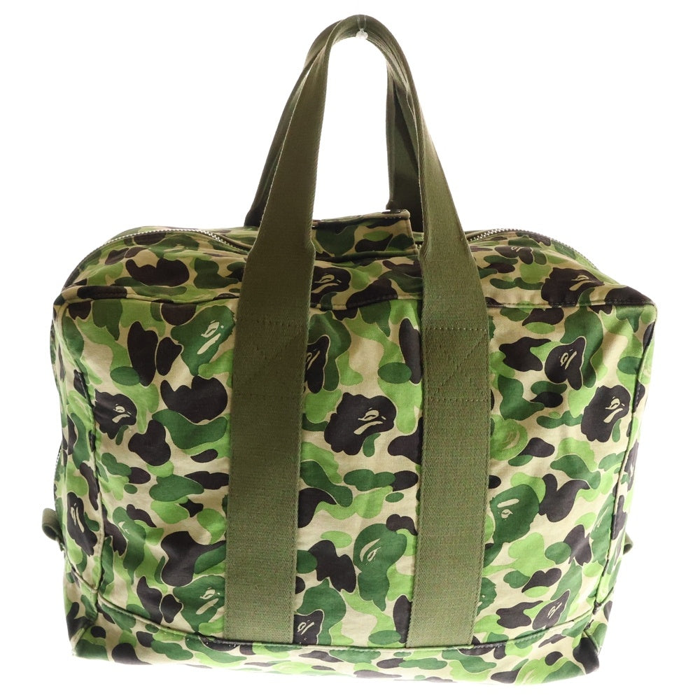 A BATHING APE(アベイシングエイプ) ×PORTER ポーター 初期 猿迷彩 ボストンバッグ