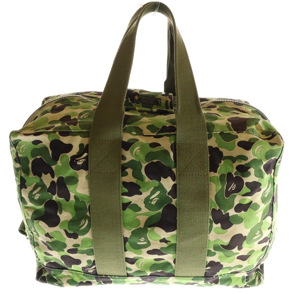 A BATHING APE(アベイシングエイプ) ×PORTER ポーター 初期 猿迷彩 ボストンバッグ