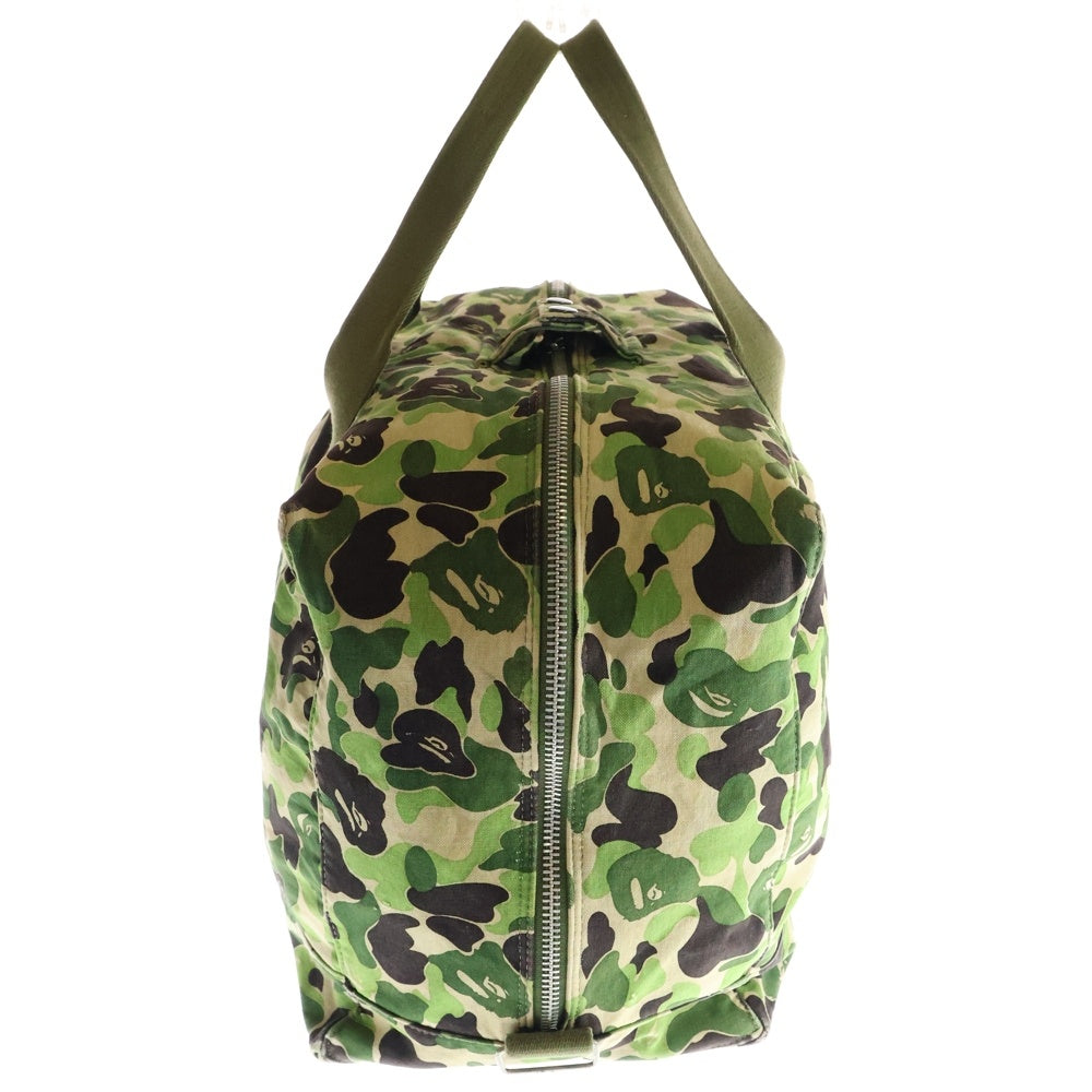 A BATHING APE(アベイシングエイプ) ×PORTER ポーター 初期 猿迷彩 ボストンバッグ