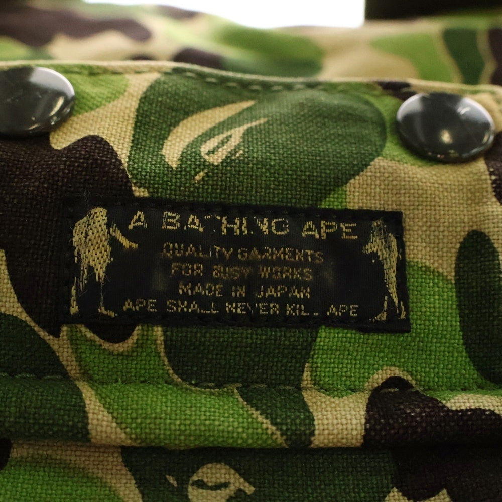 A BATHING APE(アベイシングエイプ) ×PORTER ポーター 初期 猿迷彩 ボストンバッグ