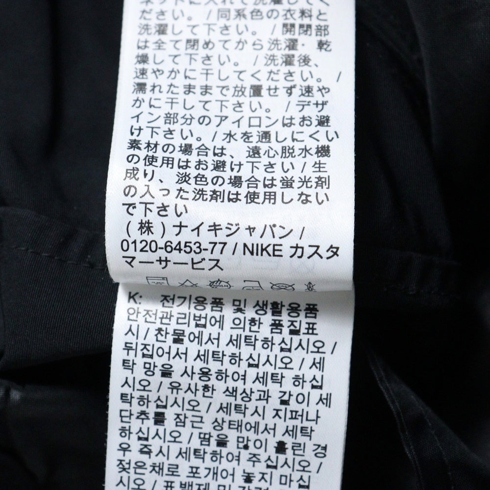 NIKE(ナイキ) AS U NRG Pant ロゴ プリント ナイロン カーゴ ロングパンツ ブラック DQ9061-010