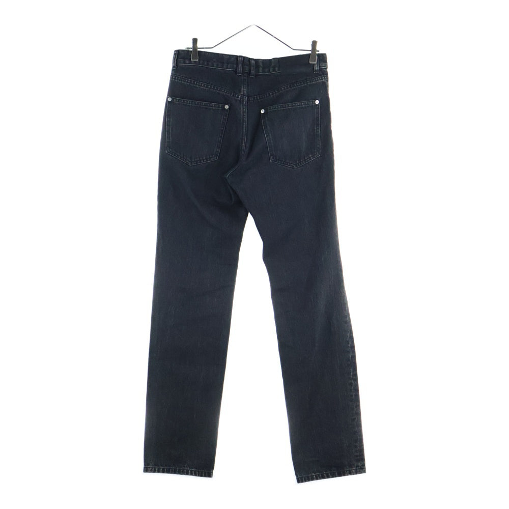 JOHN LAWRENCE SULLIVAN(ジョンローレンスサリバン) FRONT SIDE BELTED DENIM PANTS フロントサイド ベルテッドデニム ブラック 2B007-0320-34