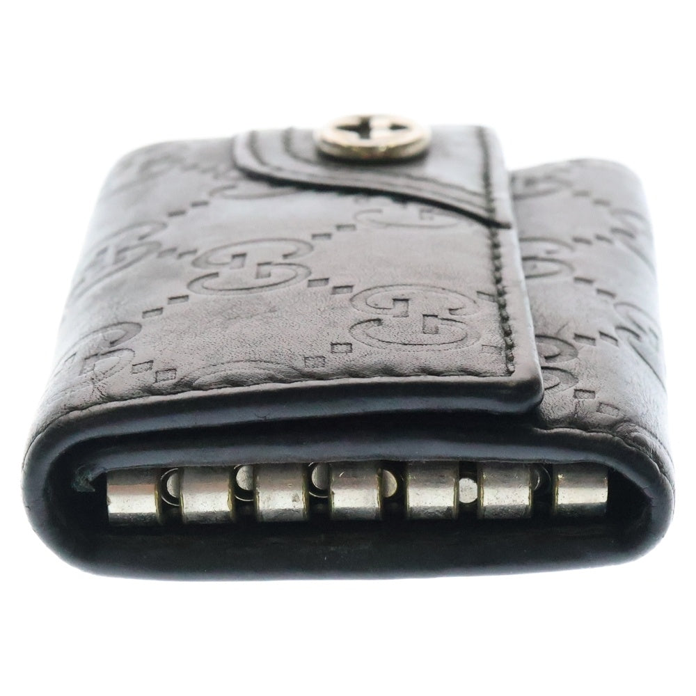 GUCCI(グッチ) GGロゴ レザーキーケース 181680 0959 ブラック