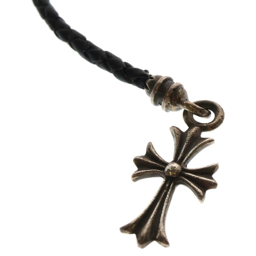 CHROME HEARTS(クロムハーツ) タイニーCHクロス 携帯ストラップ シルバー