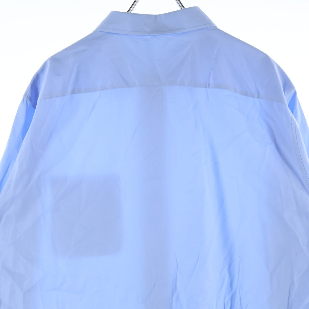 LOEWE(ロエベ) 25SS ポケットロゴ刺繍 長袖シャツ ブルー H526Y05WDX