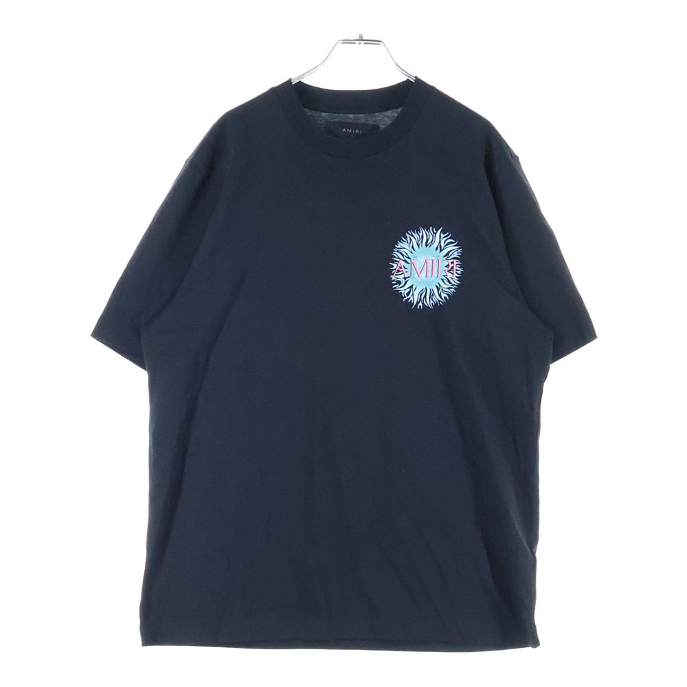 AMIRI(アミリ) Sun Print Tee サンプリント ロゴ 半袖Tシャツ ブラック