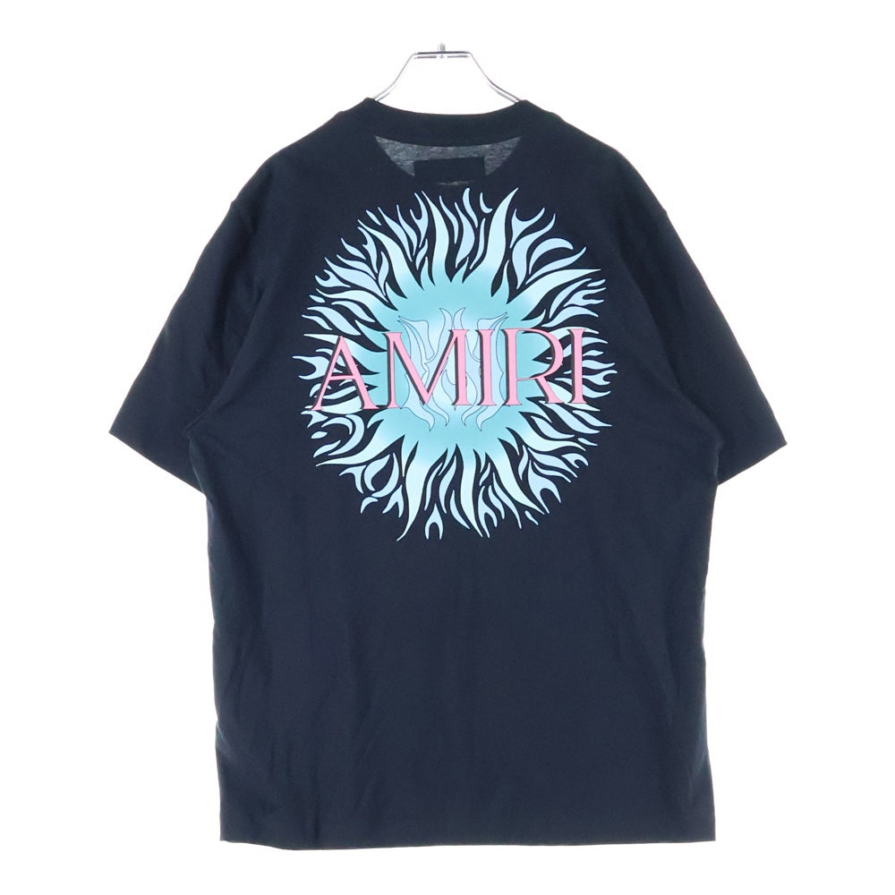 AMIRI(アミリ) Sun Print Tee サンプリント ロゴ 半袖Tシャツ ブラック