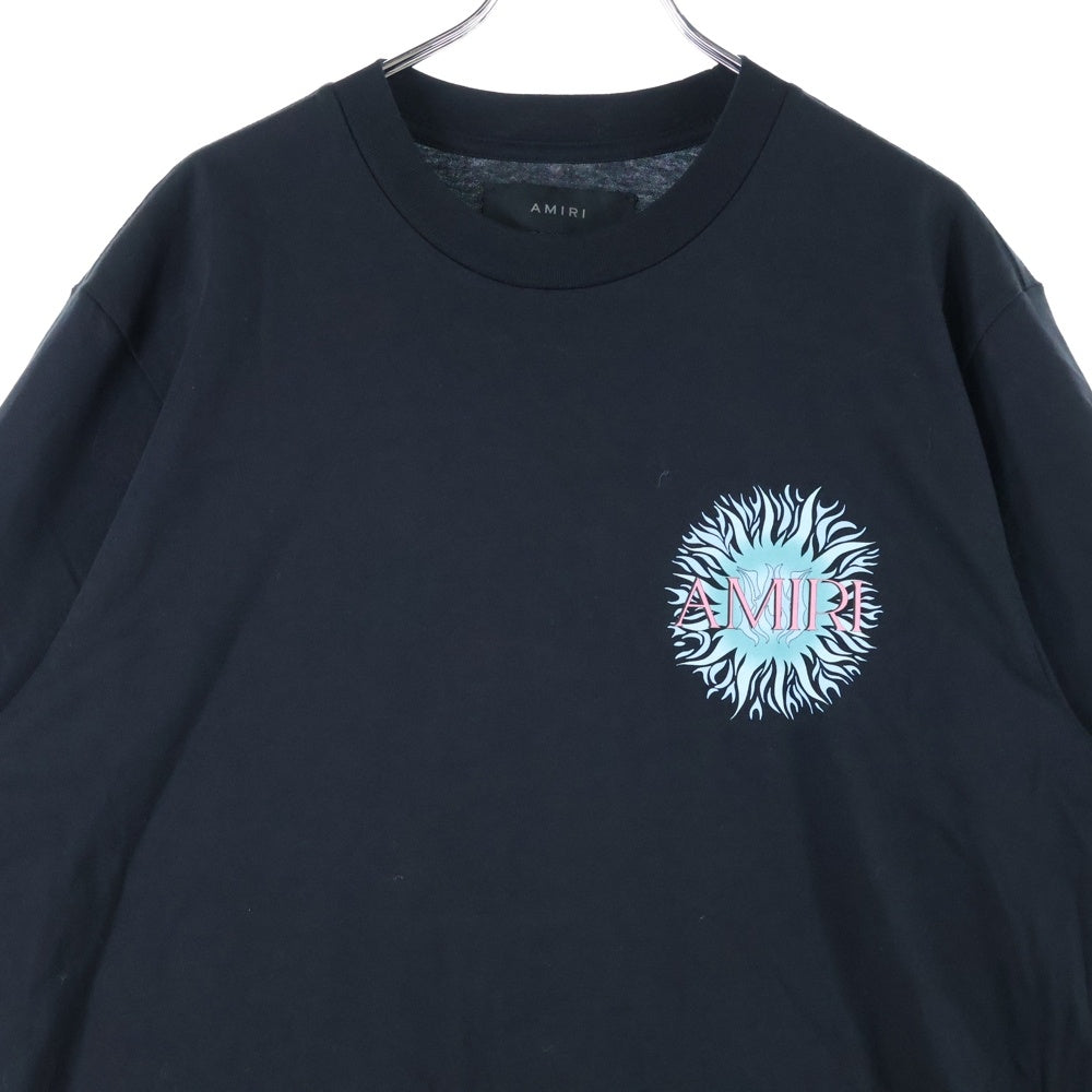 AMIRI(アミリ) Sun Print Tee サンプリント ロゴ 半袖Tシャツ ブラック