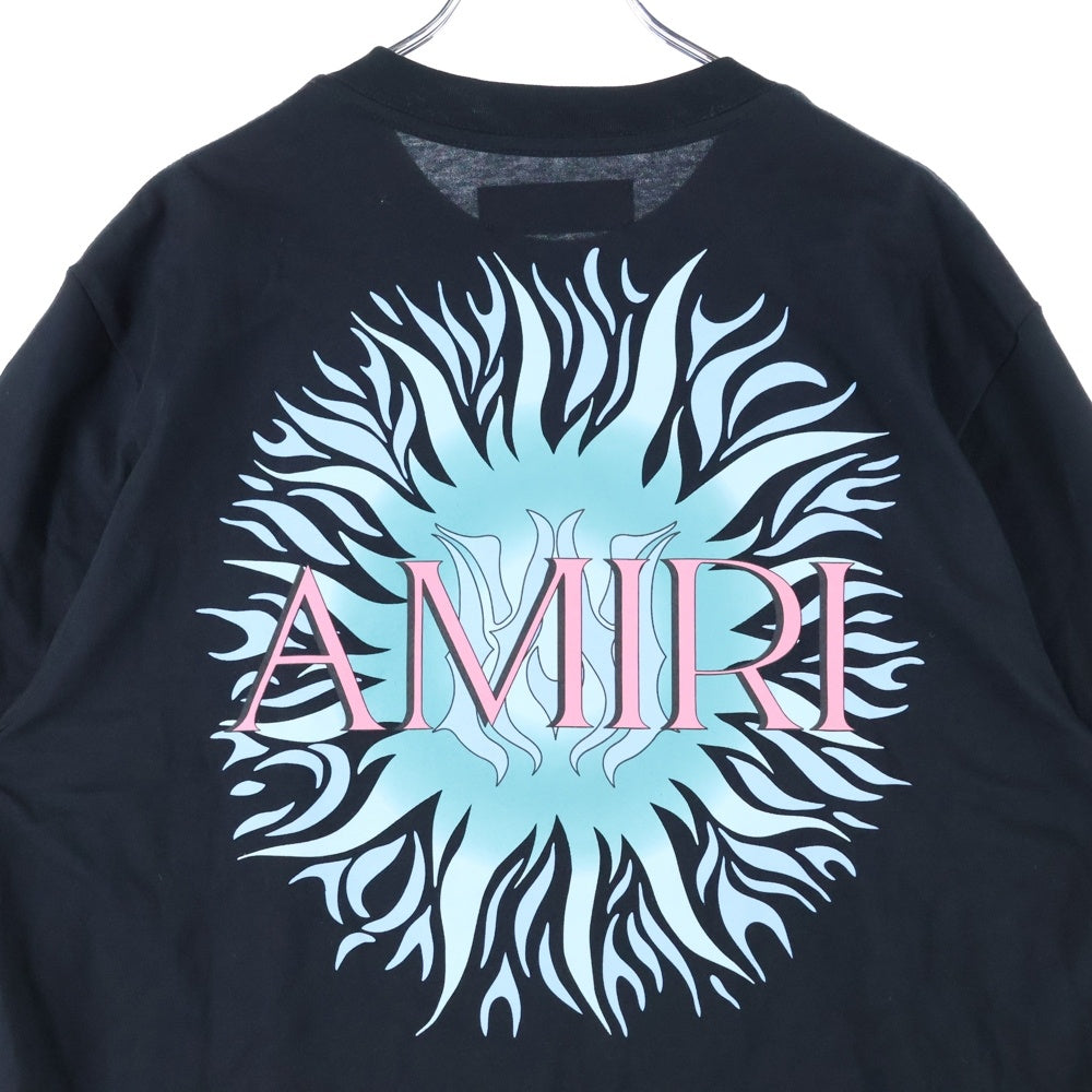 AMIRI(アミリ) Sun Print Tee サンプリント ロゴ 半袖Tシャツ ブラック