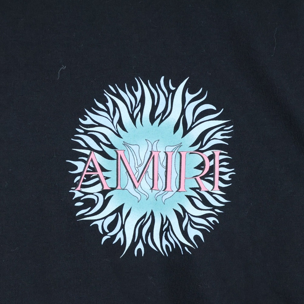 AMIRI(アミリ) Sun Print Tee サンプリント ロゴ 半袖Tシャツ ブラック