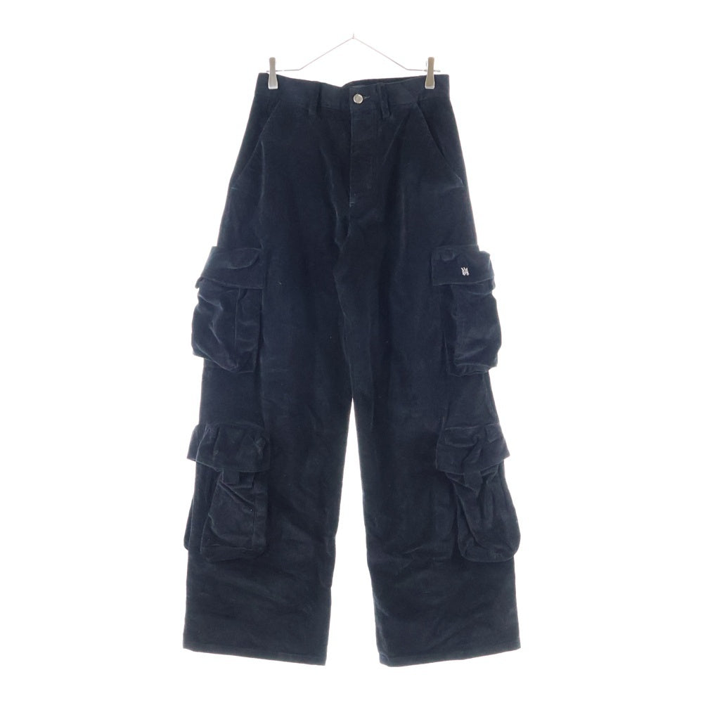 AMIRI(アミリ) VELOR UTILITY CARGO PANTS ベロア ユーティリティー カーゴパンツ ブラック