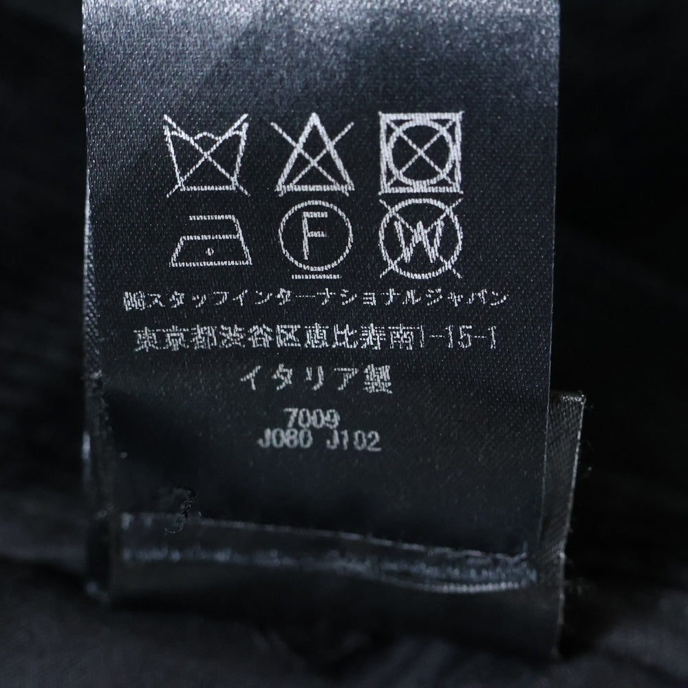 AMIRI(アミリ) VELOR UTILITY CARGO PANTS ベロア ユーティリティー カーゴパンツ ブラック