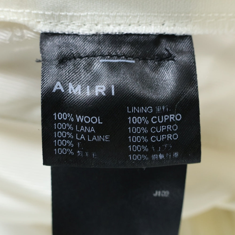 AMIRI(アミリ) ストレート テーラード パンツ ホワイト
