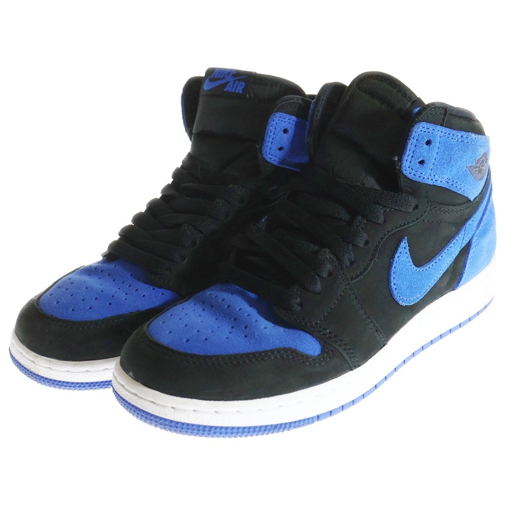 NIKE(ナイキ) AIR JORDAN 1 RETRO HIGH OG GS Royal Reimagined エアジョーダン1 レトロ ロイヤルリイマジンド ハイカットスニーカー レディース US6/24cm FD1437-042