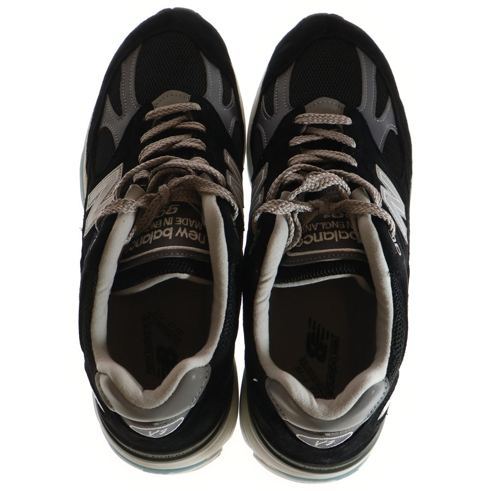 New Balance(ニューバランス) U991BK2 991 V2 スウェード ローカットスニーカー ブラック/グレー US9.5/27.5cm