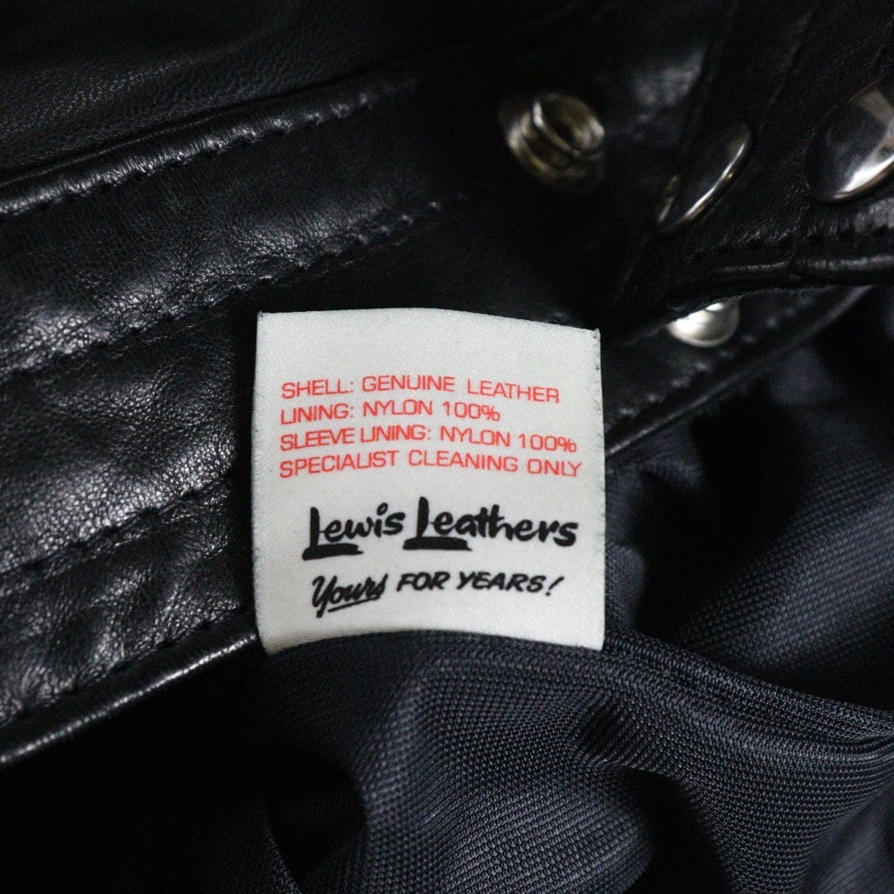 Lewis Leathers(ルイスレザー) 441T CYCLONE TIGHT FIT サイクロン タイトフィット ホースハイド ダブルライダース レザージャケット ブラック