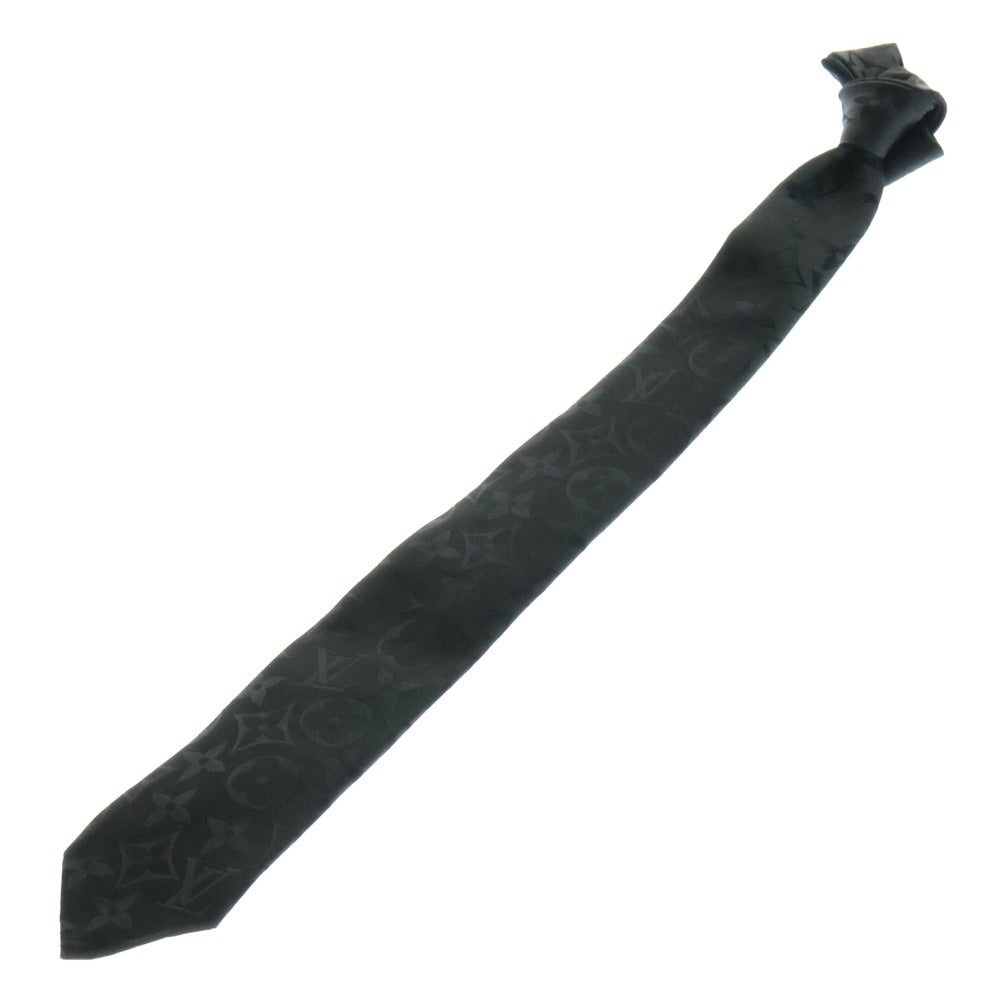 LOUIS VUITTON(ルイヴィトン) オール アバウト モノグラム ネクタイ ブラック M79406