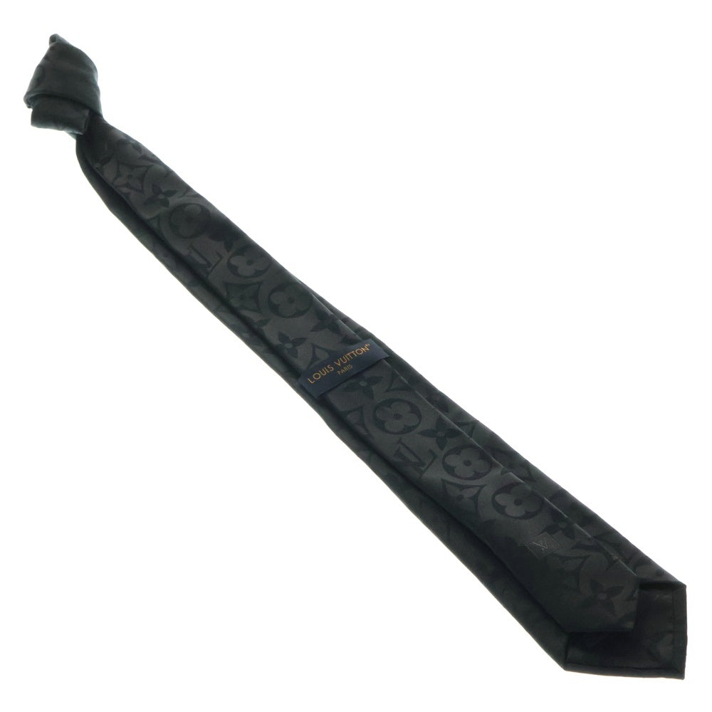LOUIS VUITTON(ルイヴィトン) オール アバウト モノグラム ネクタイ ブラック M79406