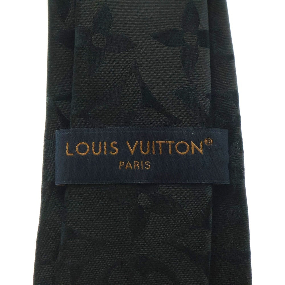 LOUIS VUITTON(ルイヴィトン) オール アバウト モノグラム ネクタイ ブラック M79406